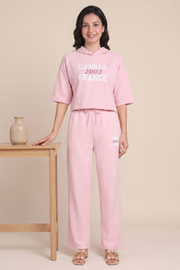 Zivame Athleisure Straight Leg Pants - Pink A Boo — thumbnail 5